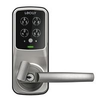 Lockly - Secure Pro Smart Lock Wi-Fi Replacement Latch with 3D Biometric Fingerprint/Keypad/App/V...