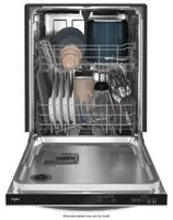 Whirlpool - 24" Top Control Built-In Tub Dishwasher with Large Capacity Tall Top Rack and 50 dBA ...