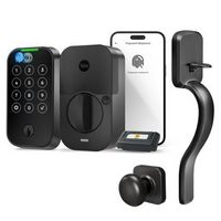 Yale - Assure Lock 2 Touch with Wi-Fi and Ridgefield Handle - Black Suede
