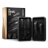 Manscaped - The Shears 3.0, 5-Piece Precision Men’s Nail Grooming Travel Kit, Stainless Steel Man...