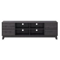 CorLiving - Hollywood Collection TV Stand with Open and Closed Shelves for Most TVs up to 85&quot; - D...