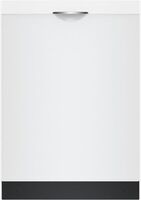 Bosch - 300 Series 24" Top Control Smart Built-In Stainless Steel Tub Dishwasher with 3rd Rack, 4...