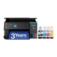 Epson - EcoTank ET-2980 Wireless All-in-One Color Supertank Inkjet Printer - Black