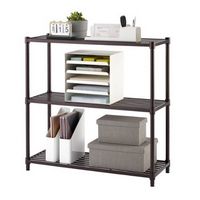 TRINITY - 3-Tier | 36x14x35 | Slat Shelving | - Dark Bronze