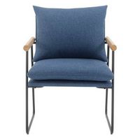 OSP Home Furnishings - Dutton Armchair - Navy