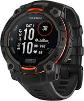 Garmin - Instinct 3 Solar GPS Smartwatch 45 mm Fiber-reinforced Polymer - Black with Black Band