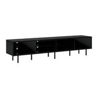 Modular TV Stand with Glass Sliding Doors for Most TVs up to 110&quot;