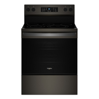 Whirlpool - 5.3 Cu. Ft. Freestanding Electric Range with Air Cooking Technology, No Preheat Air F...