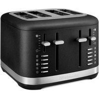 KitchenAid - 4 Slice Programmable Toaster - Cast Iron Black