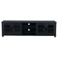 Fremont TV Bench with Glass Cabinets for Most TVs up to 95&quot;