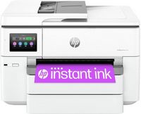 HP - OfficeJet Pro 9730e Wireless  Wide Format All-In-One Inkjet Printer with 3 Months of Instant...