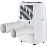 TCL - Q-Series 450 Sq. Ft. 10,000 BTU Smart Inverter Portable Air Conditioner - White