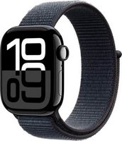 Apple Watch Series 10 (GPS+Cellular) 42mm Aluminum Case with Ink Sport Loop - Jet Black