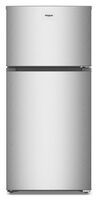 Whirlpool - 28 in. Wide 14.3 cu. ft. Top-Freezer Refrigerator with Total Coverage Cooling - Finge...
