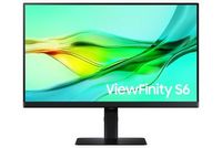 Samsung - ViewFinity 24" S6 (S60D) QHD HDR10 Monitor with USB-C and Daisy Chain (HDMI, USB, Displ...
