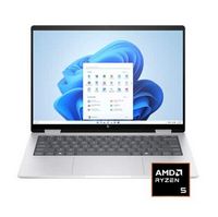 HP - Envy 2-in-1 14&quot; 2K Touch-Screen Laptop - AMD Ryzen 5 - 16GB Memory - 512GB SSD - Glacier Silver