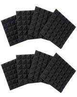 Gator Frameworks - 12x12&quot; Acoustic Pyramid Panels - Charcoal