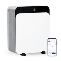 Blueair - Classic Pro CP7i 1413 sq ft HEPASilent Extra-large Room Air Purifier - White/Gray