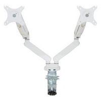 Office Star Products - Double Monitor Arm 17"-30" - White