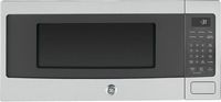 GE Profile - 1.1 Cu. Ft. Countertop Microwave with Sensor Cooking and Built-In Capable Option - S...