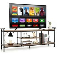 Industrial TV Stand for TV's up to 60'' Media Center Console Table w/ Open Shelf