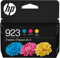 HP - 923 3-Pack Standard Capacity Ink Cartridges - Cyan/Magenta/Yellow