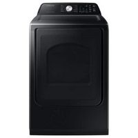 Samsung - Open Box 7.4 Cu. Ft. Smart Gas Dryer with Sensor Dry - Black