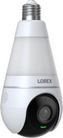 Lorex - 2K Wi-Fi Smart Lightbulb Camera - White