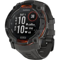 Garmin - Instinct 3 Solar GPS Smartwatch 50 mm Fiber-reinforced Polymer - Black with Charcoal Band