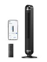 Dreo - Smart Tower Fan, Upgraded DC 9 Speeds Ultra-Quiet Floor Fan, 90°Oscillating Fans for Indoo...
