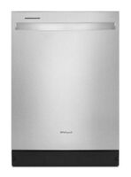 Whirlpool - 24" Top Control Built-In Tub Dishwasher with Boost Cycle and 55 dBA - Stainless Steel