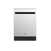 Thor Kitchen - 24" Top Control Built-In Dishwasher Stainless Steel Tub with Pocket Handle, 51 dBA...