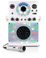 Singing Machine - Bluetooth & CD+G Karaoke System - White