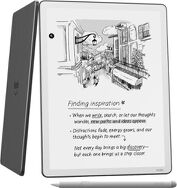 Amazon - Kindle Scribe 64GB (newest model) 11” paper-like display with front light, Write in note...
