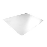 Floortex - Desktex Crystal Clear Vinyl Rectangular Desk Pad - 19&quot; x 24&quot; - Clear