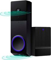 Wyze - Duo Cam Video Doorbell, 2 Cameras,  Wired/Battery Operated, 2k Security Camera, 2-Way Audi...