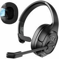 EKSA Telecom - H1 Pro AI-Powered Wireless Headset - Black