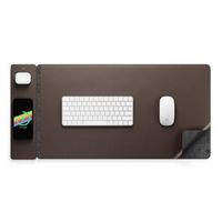 JOURNEY - ALTI Wireless Charging Desk Mat - Dark Brown