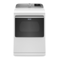 Maytag - 7.4 Cu. Ft. Smart Gas Dryer with Steam and Extra Power Button - White