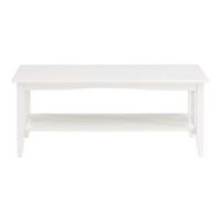 OSP Home Furnishings - Sierra Coffee Table - White Finish