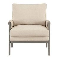 OSP Home Furnishings - Amari Wood Frame Armchair - Linen