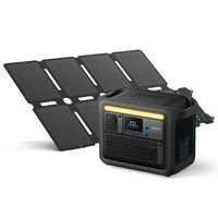 Anker - SOLIX C1000X Solar Generator 1,056Wh/1800W 2-in-1 Power Pack for Home Backup,Outdoor Camp...