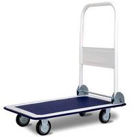 Costway - 330lbs Platform Cart Dolly Foldable - Blue