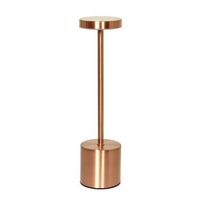 Simple Designs - 12.75" Mushroom Magic Disc Dimming & Rechargeable Cordless 4-Way Touch Sensor St...