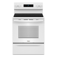 Whirlpool - 5.3 Cu. Ft. Freestanding Electric Range with Cooktop Flexibility - White