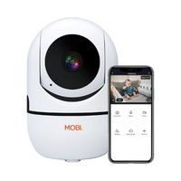 MOBI - Cam HDX Smart HD Pan &amp; Tilt Wi-Fi Baby Monitoring Camera with 2-way Audio and Powerful Nig...