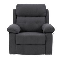 CorLiving - Oren Manual Recliner - Dark Grey