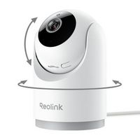 Reolink - E331 2K+ 5MP Indoor Camera Wired Wi-Fi Pan Tilt Baby + Pet Monitor Camera with Auto-Tra...