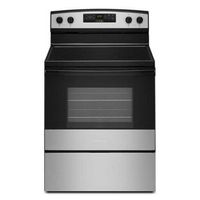 Amana - 4.8 Cu. Ft. Freestanding Electric Range - Stainless Steel