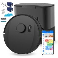 bObsweep - UltraVision Pet Self-Empty Robot Vacuum &amp; Mop, 1.5 Gal 180-Day Dock, App &amp; Voice Contr...